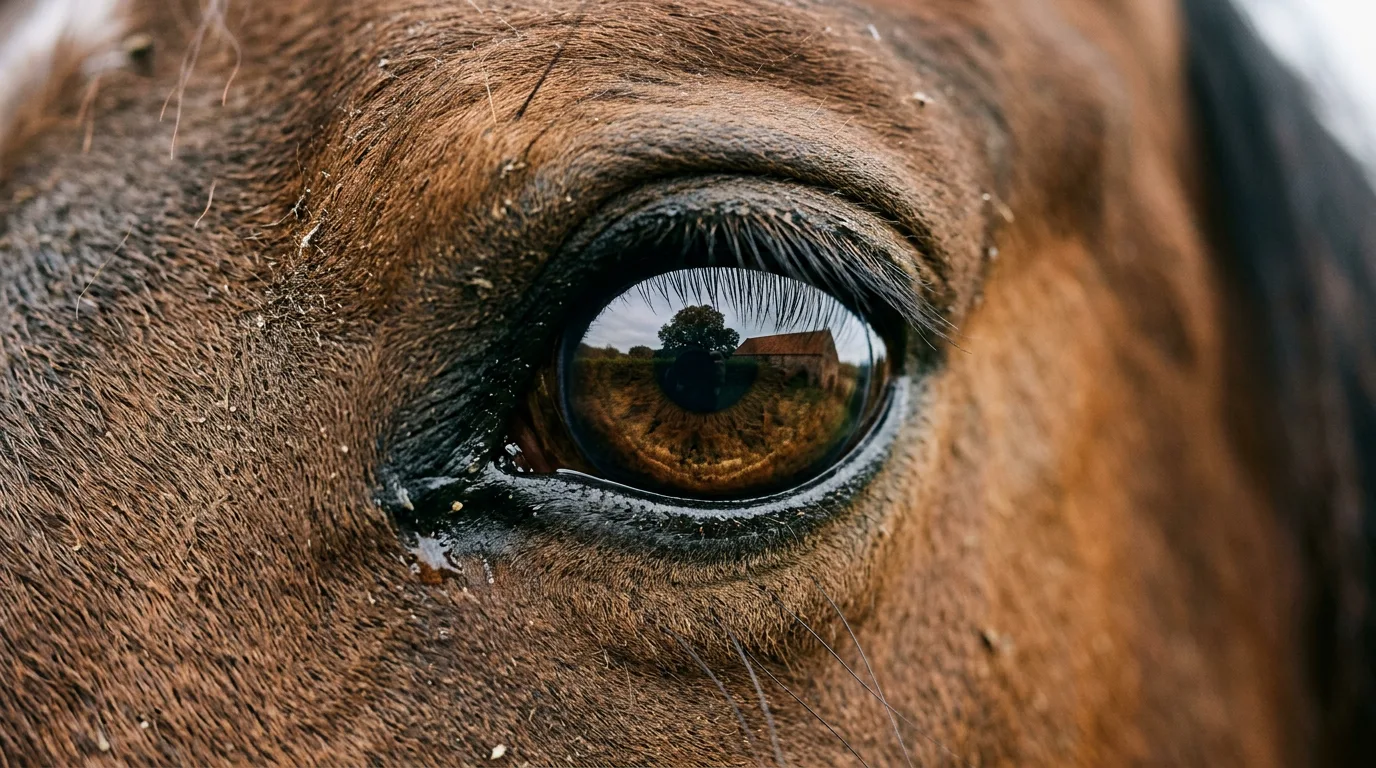 Un regard de cheval, Écurie de la Colombière, Valleiry